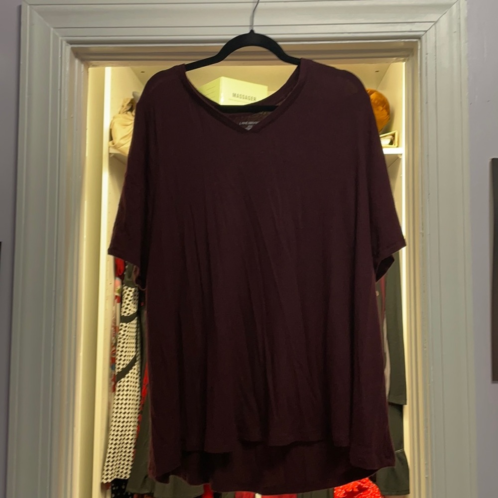 Soft v neck t